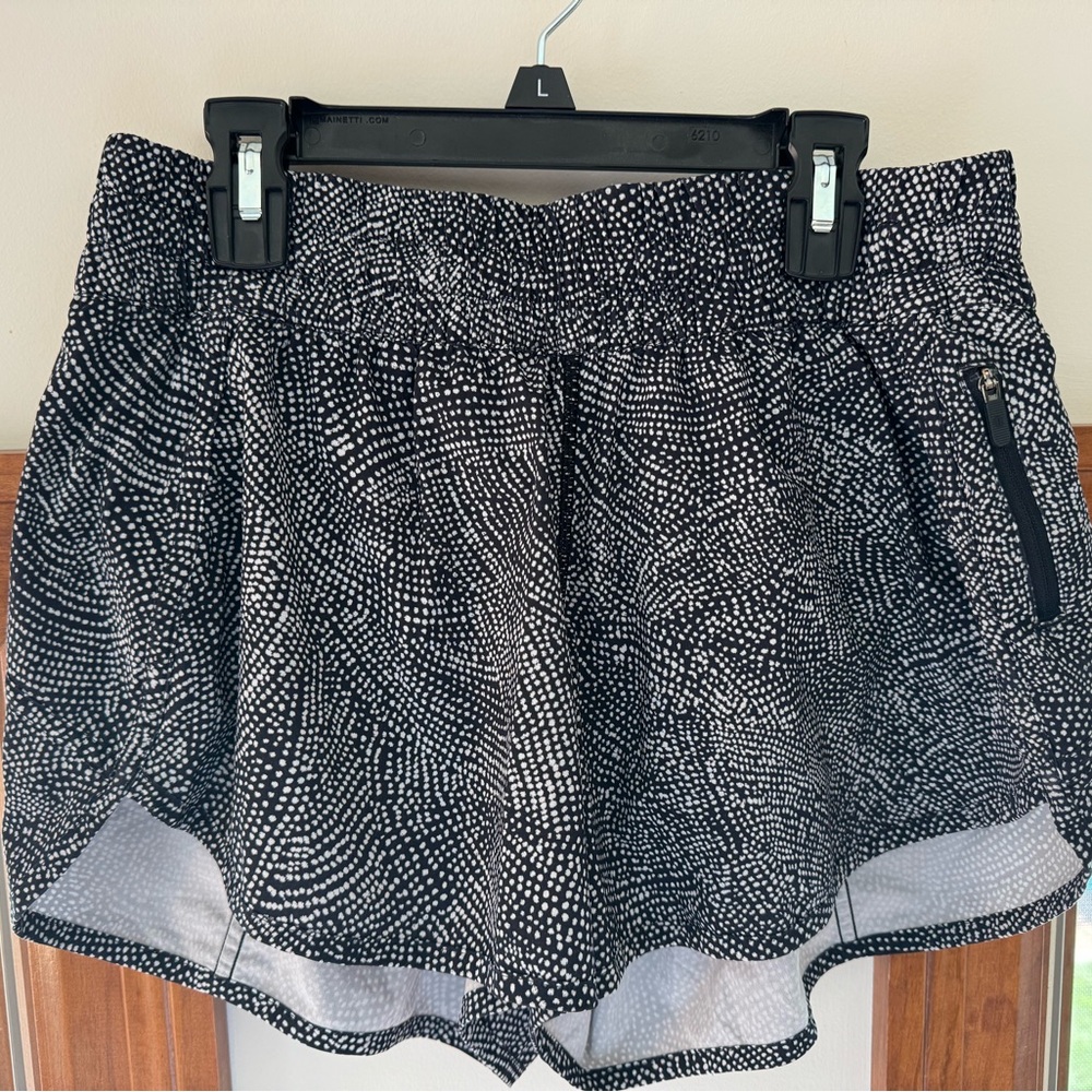 lululemon athletica Black and White Athletic Shorts